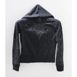 Harley-Davidson Contrasting Lace Zippered Hoodie Size XS 96080-17VW/002S