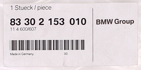 BMW Adapter Part Number - 83302153010