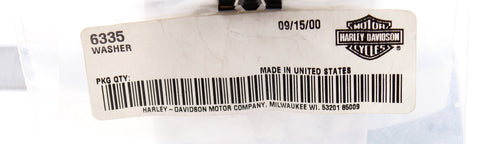 Harley-Davidson Washer Part Number - 6335 (Pack Of 2)