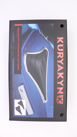 Kuryakyn Saddlebag Scuff Protectors for 2014-19 Harley Pair, Chrome PN 6824