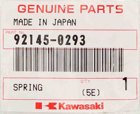 Genuine Kawasaki Spring PN 92145-0293