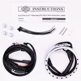 GENUINE HARLEY-DAVIDSON, 4" CHROME HALO ELECTRA GLO LIGHT RING KIT, PN 61400094