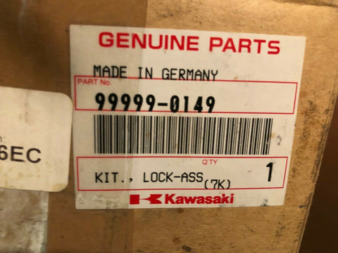 Genuine Kawasaki Lock Kit Latch Assembly Part Number - 99999-0149