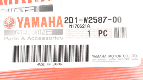 Genuine Yamaha Master Cylinder Sub Assembly Part Number - 2D1-W2587-00-00