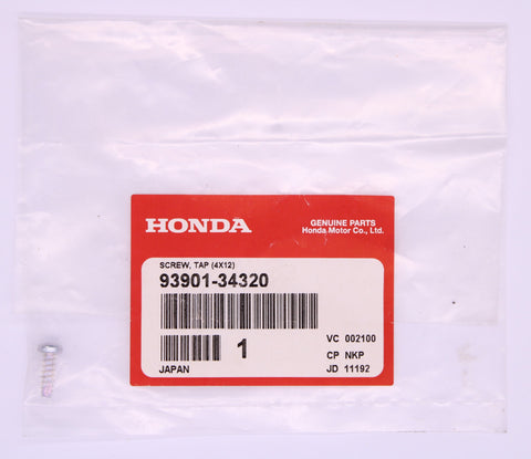Honda Screw, Tap (4X12) Part Number - 93901-34320
