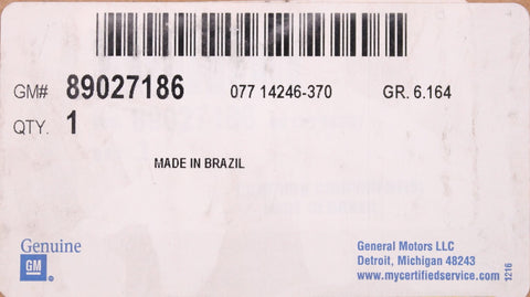 GM Stud Kit Part Number - 89027186