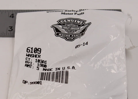 Genuine Harley-Davidson Washer PN 6109