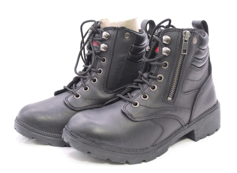 Z1R Womens Black Leather Maxim Boots - Size US 7.5 PN 34030768