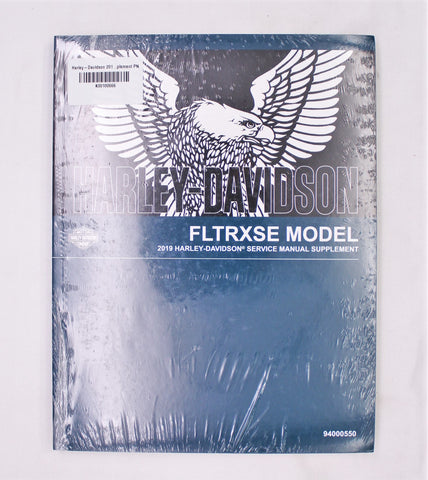 Harley-Davidson 2019 FLTRXSE Model Service Manual Supplement PN 94000550