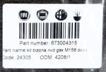 Maserati Floor Mat Kit & Fasteners (Two Mats) PN 673004141