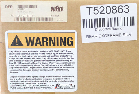 Dragonfire Racing Rear Exoframe Part Number - 03-1008 / T520863