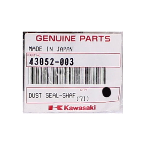 Kawasaki DUST SEAL,SHAFT   NO EXCHANGE  1-2016 PN 43052-003