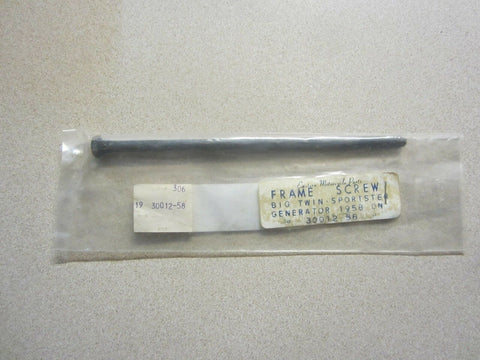 Generator Frame Screw Part Number - 30012-58 For Harley-Davidson