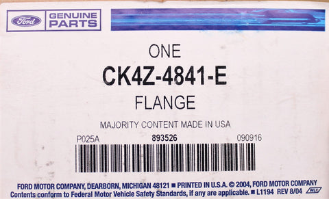 Ford Flange Part Number - CK4Z-4841-E
