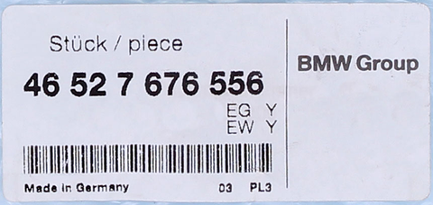 Genuine BMW Bearing Sleeve Part Number - 46527676556