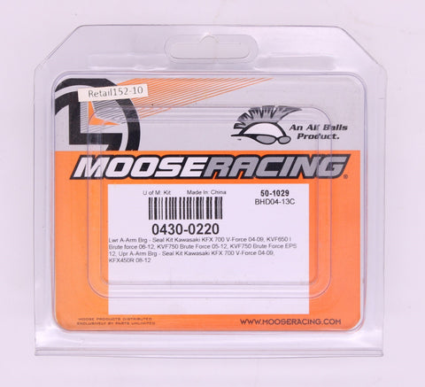 Moose Racing 0430-0220 A-Arm Bearing Kit 06-12 Kawasaki Bruteforce 750 KVF NOS