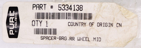 Genuine Polaris Rear Right Wheel Spacer Part Number - 5334138