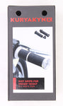 Kuryakyn Silver Riot Rubber Knurled Handlebar Hand Grips for Indian Scout