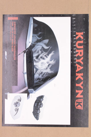 Kuryakyn Airmaster® Catacomb Windshield for '15-'18 Road Glide, Smoke PN 1823