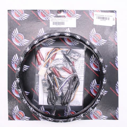 Custom Dynamics 7" Lamp Halo 7" Black 2006-2013 Part Number - 20011271