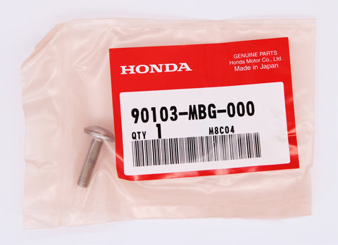Honda Pan Head Screw Part Number - 90103-MBG-000