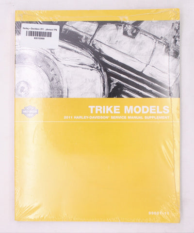 Harley-Davidson 2011 Trike Models Service Manual Supplement PN 99601-11