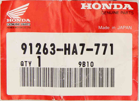 Honda Dust Seal Part Number - 91263-HA7-771