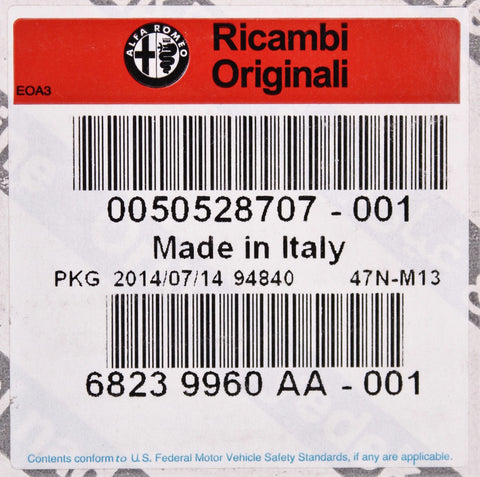 Alfa Romeo Headlamp 68239960AA Part Number - 0050528707