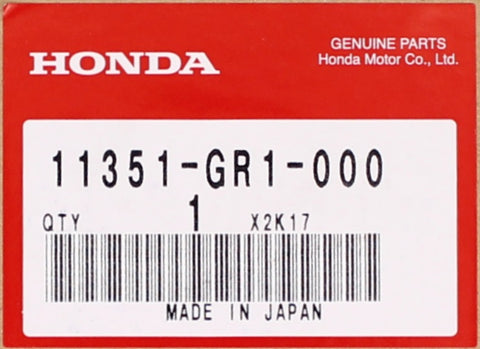 Genuine Honda Cover Part Number - 11351-GR1-000