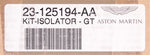 Aston Martin GT Isolator Kit Part Number - 23-125194-AA