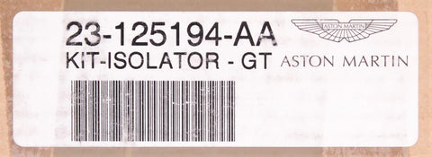 Aston Martin GT Isolator Kit Part Number - 23-125194-AA
