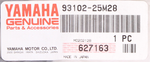 Yamaha YA OIL SEAL PN 93102-25M28-00