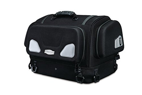 Kuryakyn XKursion XTR4.0 Seat/RKurack Bag Black, 20” x 12” x 14”