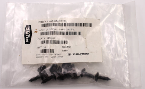 Genuine Polaris Self-Tapping Screw (Pack of 10) PN 0450040