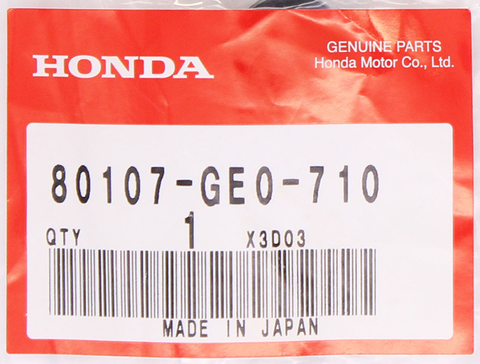 Honda Rubber, Fender Setting (Rear) Part Number - 80107-GE0-710