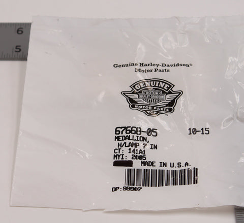 Genuine Harley-Davidson Medallion PN 67668-05 (Pack of 1)