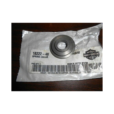 Lower Valve Spring Collar Part Number - 18222-48 For Harley-Davidson