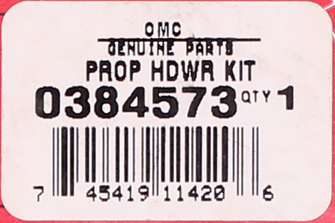 Genuine OMC Propeller Hardware Part Number - 384573