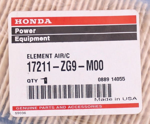 Honda ELEMENT AIR/C PN 17211-ZG9-M00
