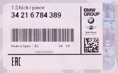 BMW Group Brake Rotor Part Number - 34216784389