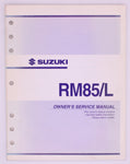 Suzuki OEM Suzuki 99011-02B78-03A Owner's & Service Manual RM85/LK3 2