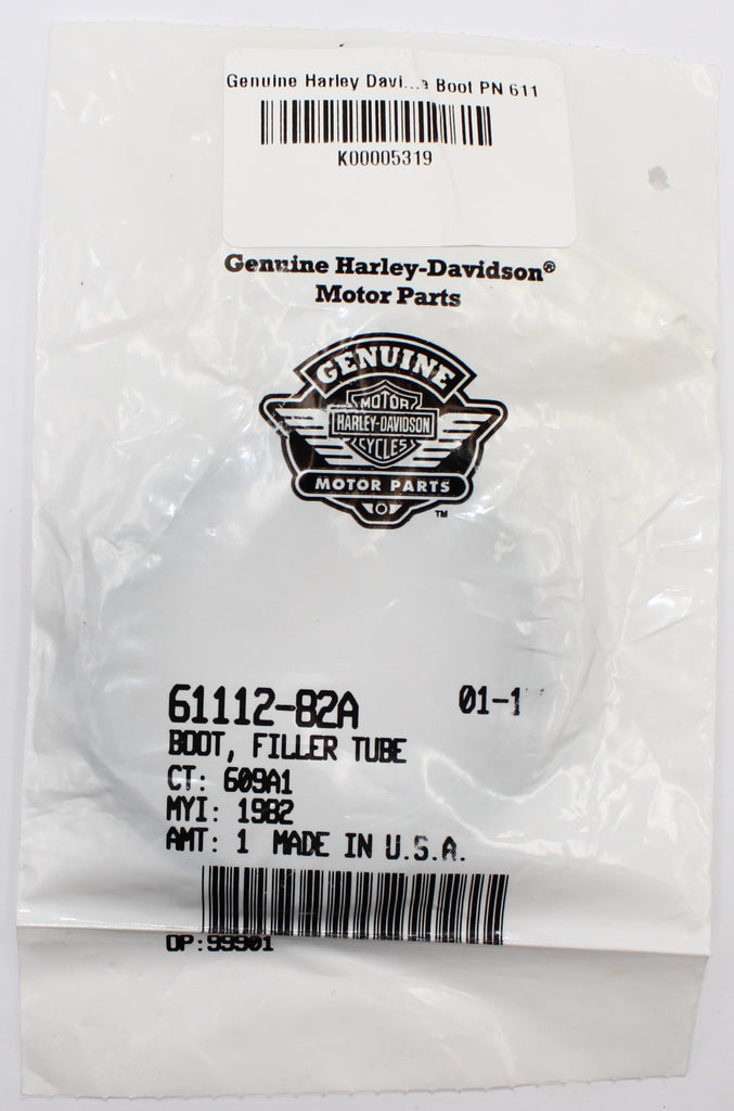Genuine Harley Davidson Filler Tube Boot PN 6111282A Kiwi Sports, LLC