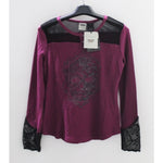 Harley-Davidson Skull & Lace Henley Shirt Large Part Number - 96058-18Vw/000L