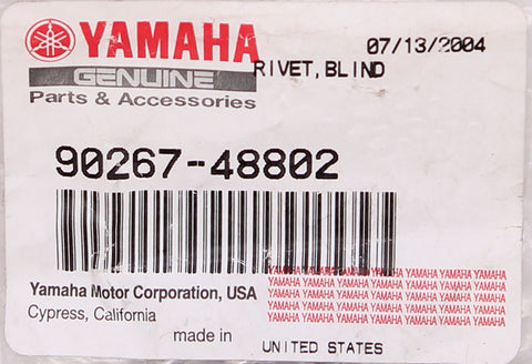 Yamaha OEM (5) Blind Rivets NEW GP1300R FX Cruiser HO GP1200R AR230 FX140 GP800R