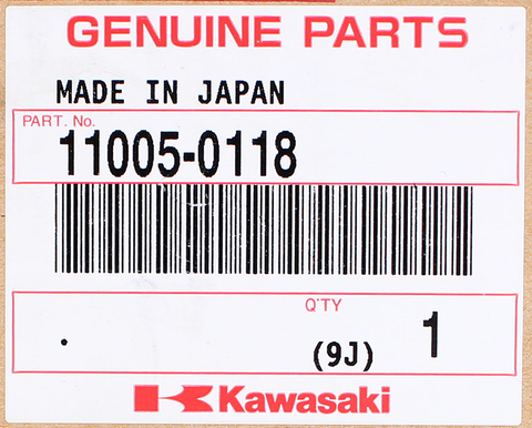 Genuine Kawasaki Engine Cylinder Part Number - 11005-0118