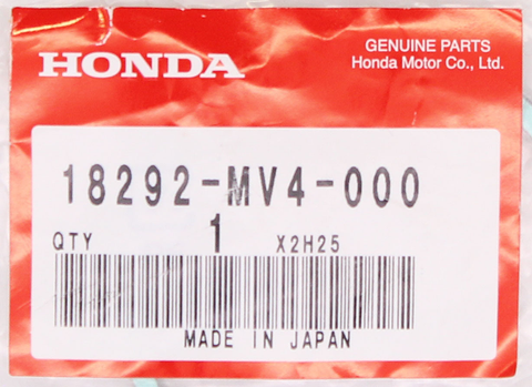 NOS Honda Muffler Gasket PN 18292-MV4-000