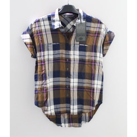 Harley-Davidson Rayon Short Sleeve Plaid Shirt Part Number - 96175-18VW/000S