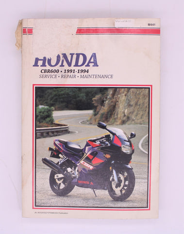 Clymer 1991-1994 CBR600 Service Manual Part Number - 0-89287-612-3 for Honda