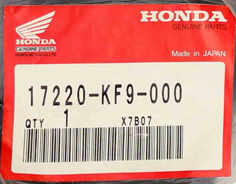 Genuine Honda Cover Part Number - 17220-KF9-000