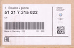 BMW Group Door Lock Actuator, Front Part Number - 51217315022